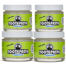 Load image into Gallery viewer, Uncle Harry&#39;s Peppermint Remineralizing Toothpaste | Natural Whitening Toothpaste Freshens Breath &amp; Promotes Enamel | Vegan Fluoride Free Toothpaste (4 Pack)
