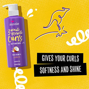 Aussie Miracle Curls Collection: Shampoo, Conditioner, Deep Conditioner, Spray Gel, Detangling Milk, and Oil Hair Treatment