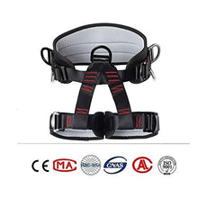 Load image into Gallery viewer, HandAcc Climbing belts, Thicken Professional Half Body Safety Belt for Rock Climbing, Fire Rescue, Expanding Training and Outdoor Adventure Activities
