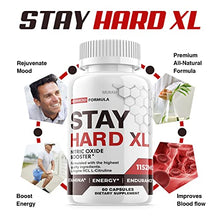 Load image into Gallery viewer, Stay Hard XL Pills, New &amp; Improved Advanced StayHard XL Fast Acting Supplement, StayHardXL Powder Capsules, Tablets Booster, Capsulas Reviews, 1 Month Supply
