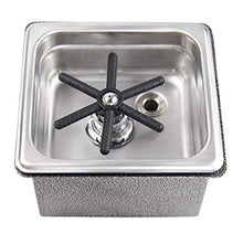 Load image into Gallery viewer, YBB Steaming Pitcher Rinser, Glass Cleaning Rinser for Bar Cafe Pan Dimensions Rinser with Base (7.1&quot; x 6.7&quot; x 4.7&quot;)

