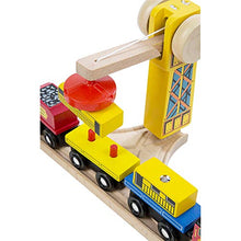 Load image into Gallery viewer, Melissa &amp; Doug Wooden Railway Set, 130 Pieces (E-Commerce Packaging, Great Gift for Girls and Boys - Best for 3, 4, 5 Year Olds and Up)
