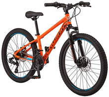 Load image into Gallery viewer, Schwinn High Timber ALX Youth/Adult Mountain Bike, Aluminum Frame and Disc Brakes, 24-Inch Wheels, 21-Speed, Orange
