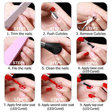 Load image into Gallery viewer, Beetles Neon Gel Nail Polish Set, Neon Orange Hot Pink Blue Yellow Green Purple 6 Colors Soak Off LED Gel Nail Kit, 7.3ml Each Bottle
