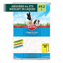 Load image into Gallery viewer, Kaytee Clean &amp; Cozy White Bedding Pet For Guinea Pigs, Rabbits, Hamsters, Gerbils, and Chinchillas, 49.2 Liters
