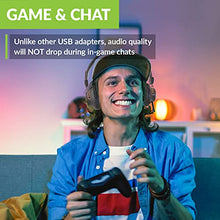 Load image into Gallery viewer, Avantree DG59(M) Wireless Headphones with Microphone &amp; USB Adapter Set for PC Computer Laptop PS5 PS4, High Sound Quality in-Game Voice Chat, 40hrs Bluetooth Headsets with Mic for Skype Zoom Meetings
