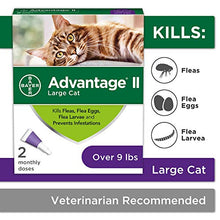 Load image into Gallery viewer, Advantage II 2-Dose Flea Prevention and Treatment for Large Cats, Over 9 Pounds
