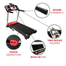 Load image into Gallery viewer, Sunny Health &amp; Fitness Evo-Fit Incline Treadmill with Bluetooth and Dual Device Tablet Holders - SF-T7955
