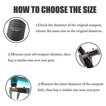 Load image into Gallery viewer, ZUKKA Bike Seatpost 25.4 x 350 mm Aluminum Alloy Bicycle Seat Post
