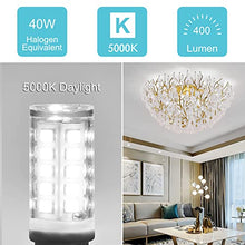 Load image into Gallery viewer, 10 Pack G9 LED Bulb T4 Chandelier Light Bulbs 5000K Daylight, winshine 4W (40W Halogen Replacement) G9 Bi Pin Ceramic Base, 120V AC 360°Beam Angle for, Barthroom Lamp, Crystal Wall Lamp Not-Dimmable
