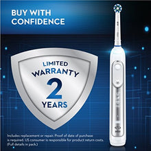 Load image into Gallery viewer, Oral-B 7500 Power Rechargeable Electric Toothbrush with Replacement Brush Heads and Travel Case, White
