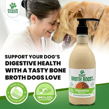 Load image into Gallery viewer, Doggie Dailies Bone Broth for Dogs, 16 FL OZ, Probiotics for Dogs to Support Proper Digestion &amp; Bowel Health, Tasty Chicken Dog Bone Broth Recipe Nourishes Natural Gut Bacteria
