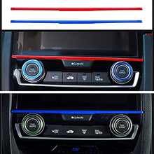 Load image into Gallery viewer, Boltry for Honda 10th Civic 2016~2021 Full Set of Car Interiors Instrument Panel Decorative Center Console Moulding Trim Air Outlet Automotive Steering Wheel Cover Accessories 16Pcs-Blue
