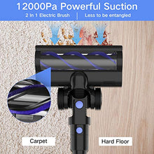 Load image into Gallery viewer, Wowgo Cordless Vacuum Cleaner, 160W Powerful Suction Stick Vacuum with 40min Max Long Runtime Detachable Battery, 4 in 1 Lightweight Quiet Handheld Vacuum Cleaner for Home Hard Floor Carpet Pet Hair
