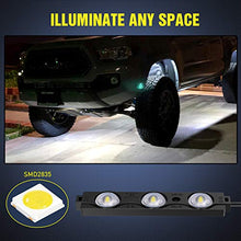 Load image into Gallery viewer, Nilight - TR-08 8PCS 24LED Rock Light for Cargo Truck Pickup Bed Off Road Under Car Side Marker LED Rock Lighting Kit w/Switch White, 2 Years Warranty
