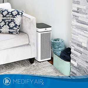 Medify MA-40W V2.0 Medical Grade Filtration H13 True HEPA for 840 Sq. Ft. Air Purifier, 99.9% | Modern Design - White