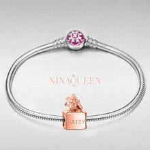 Load image into Gallery viewer, NinaQueen 925 Sterling Silver &quot;Daisy Perfume&quot; Bottles Charms, Charms for Bracelet
