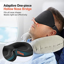 Load image into Gallery viewer, Eye Mask for Sleeping, LitBear Sleep Masks for Women Men Side Sleeper 2022 Light Blocking, 3D Contoured Cup Sleeping Mask, Soft Breathable Sleep Eye Mask with Adjustable Elastic Strap for Flight Nap
