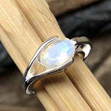 Load image into Gallery viewer, Natural Rainbow Moonstone 925 Sterling Silver Engagement Ring Size 4.25, 4.5, 5.5, 6, 6.5, 7, 7.25, 8, 8.25, 9, 9.25, 9.5, 10, 10.25, 10.5
