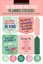 Load image into Gallery viewer, Essential Weekly Planner Stickers - She Believed She Could (Set of 160 Stickers)
