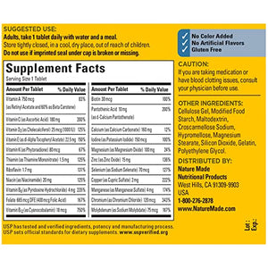 Nature Made Multivitamin For Him, Men's Multivitamin for Daily Nutritional Support, 90 Tablets, 90 Day Supply
