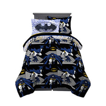 Load image into Gallery viewer, Franco Kids Bedding Super Soft Comforter and Sheet Set with Sham, 5 Piece Twin Size, Batman
