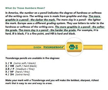 Load image into Gallery viewer, TICONDEROGA Pencils, Wood-Cased Graphite #2 HB Soft, Pre-Sharpened, Black, 10-Pack (13915)
