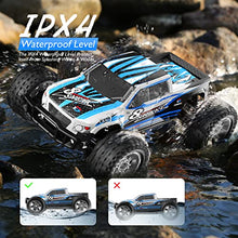 Load image into Gallery viewer, DEERC 9200E Large Hobby RC Cars, 48 KM/H 1:10 Scale Fast High Speed Remote Control Car for Adult Boy,Extra Shell 4WD 2.4GHz Off Road Monster RC Truck Toy All Terrain Racing,2 Batteries for 40 Min Play
