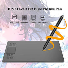 Load image into Gallery viewer, Drawing Tablet VEIKK A50 Graphics Pen Tablet 10x6 inch Active Area,with Smart Gesture Touch and 8 Express Keys,8192 Levels Battery Free Pen,Support Tilt Function Work for MAC Wins and Android/Linux

