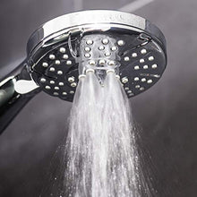 Load image into Gallery viewer, AquaBliss TheraSpa Hand Shower – 6 Mode Massage Shower Head with Hose High Pressure to Gentle Water Saving Mode - 6.5 FT No-Tangle Handheld Shower Head with Extra Long Hose &amp; Adj. Mount | Chrome
