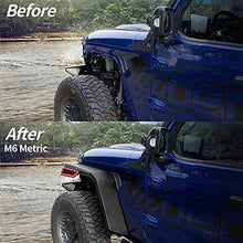 Load image into Gallery viewer, OEDRO Fender Flares w/ Signal Lights Compatible with 2018-2022 Jeep Wrangler JL &amp; JLU Unlimited (2-Door &amp; 4-Door), Off-Road Widened Steel Front &amp; Rear 4 PCS Set
