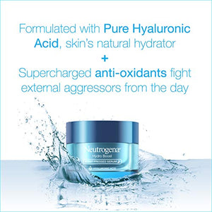 Neutrogena Hydro Boost Purified Hyaluronic Acid Pressed Night Serum, Facial Serum with Antioxidants & Hyaluronic Acid for Dry Skin, Oil-Free & Non-Comedogenic, 1.7 oz