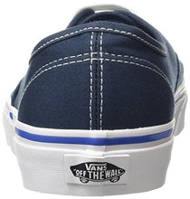 Load image into Gallery viewer, Vans Unisex Authentic Midnight Navy/True White Skate Shoe 6 Men US / 7.5 Women US
