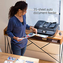 Load image into Gallery viewer, HP OfficeJet 5255 Wireless All-in-One Printer, HP Instant Ink, Works with Alexa (M2U75A), Black
