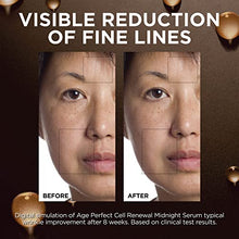 Load image into Gallery viewer, L'Oreal Paris Age Perfect Cell Renewal Midnight Anti-Aging Face Serum with Patented Antioxidant, Smooth Wrinkles, Firm, Revitalize + Eye Cream Sample
