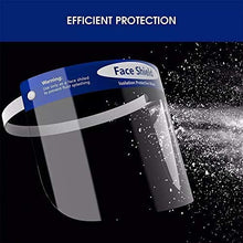 Load image into Gallery viewer, 2 Pack | 5 Pack | 10 Pack Safety Face Shield, All-Round Protection Headband with Clear Anti-Fog Lens, Lightweight Transparent Shield with Stretchy Elastic Band (10)
