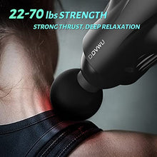 Load image into Gallery viewer, Massage Gun Deep Tissue Muscle Massager for Pain Relief, Upgrade Super Quiet Portable Handheld Relaxation Electric Sport Massager(Black)
