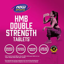 Load image into Gallery viewer, NOW Sports Nutrition, HMB (β-Hydroxy β-Methylbutyrate), Double Strength 1,000 mg, 90 Tablets, Off White
