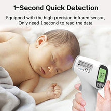 Load image into Gallery viewer, Forehead Thermometer for Adults(Batteries not Included), Non Contact Thermometers, Forehead Thermometer for Baby Kids &amp; Adults
