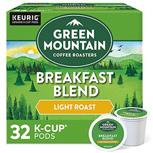 Load image into Gallery viewer, Green Mountain Coffee Roasters Breakfast Blend, Single-Serve Keurig K-Cup Pods, Light Roast Coffee Pods, 32 Count
