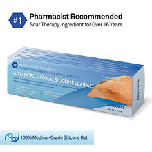 Load image into Gallery viewer, Aroamas Advanced Scar Gel Medical-Grade Silicone for Face, Body, Stretch Marks, C-Sections, Surgical, Burn, Acne, Old &amp; New Scars, Clinically Proven, 30g
