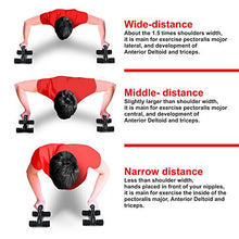 Load image into Gallery viewer, RUBEX Push Up Bars Strength Training, with Foam Grip and Non-Slip Handles Structure - for Perfect Floor Home Exercise, Gym and Press Fitness – Weight Power Workout Equipment for Men, Women, Kids
