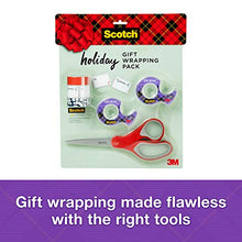 Load image into Gallery viewer, Scotch Gift Wrapping Pack, Includes Gift-Wrap tape, Multi-Purpose Scissors, Expressions Washi Tape, Makes your gifts look great (GiftPack-HOL20)
