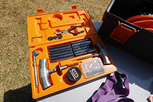 ARB 10000011 Speedy Seal 2 - Universal Heavy Duty Tire Repair Kit For Car, Truck, RV, Jeep, ATV, Motorcycle, Tractor, Trailer. Flat Tire Puncture Repair Kit Fix Punctures and Plug Flats 50 String Plug