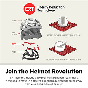 Schwinn Halcyon ERT Youth/Adult Bike Helmet, Fits Head Circumferences 54-58 cm, Medium, Blue