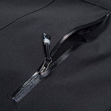 Load image into Gallery viewer, perfectCOCO Women&#39;s Plus Size Sport Jacket Waterproof Hoodie Hat Detachable Breathable Sport Outdoor Stand Collar Coat Black
