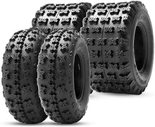 Load image into Gallery viewer, HALBERD ATV Tires, 21x7-10 20x10-9 Sport Quad ATV Tires, 4PR 21x7x10 20x10x9 All-Terrain Tires Compatible for Yamaha Raptor 350 700 YFZ450 Polaris Outlaw 525 Predator 500(4 Pack, Tubeless)
