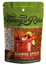 Load image into Gallery viewer, Twang-A-Rita Cocktail Rimming Salt Blend, Savory Variety, 4 Ounce Pouch (Set of 3) 1 Each: Chile Lime, Grapefruit, Mango

