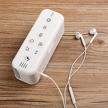 Load image into Gallery viewer, Portable Sound Machines,White Noise Machine with 42 Non Looping Natural Soothing Sounds,Battery or Adapter Charging Options Auto-Off Timer Travel Office Privacy Sound Machine for Adults Baby Kids
