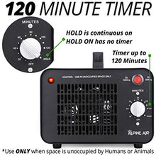 Load image into Gallery viewer, Adjustable 5000-10000 mg/h Double O3 Commercial Ozone Generator Machine Home Air Ionizer Deodorizer for Rooms, Smoke, Cars and Pets

